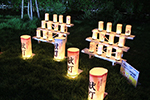 「福井城址お堀の灯り」2025