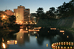 「福井城址お堀の灯り」2025